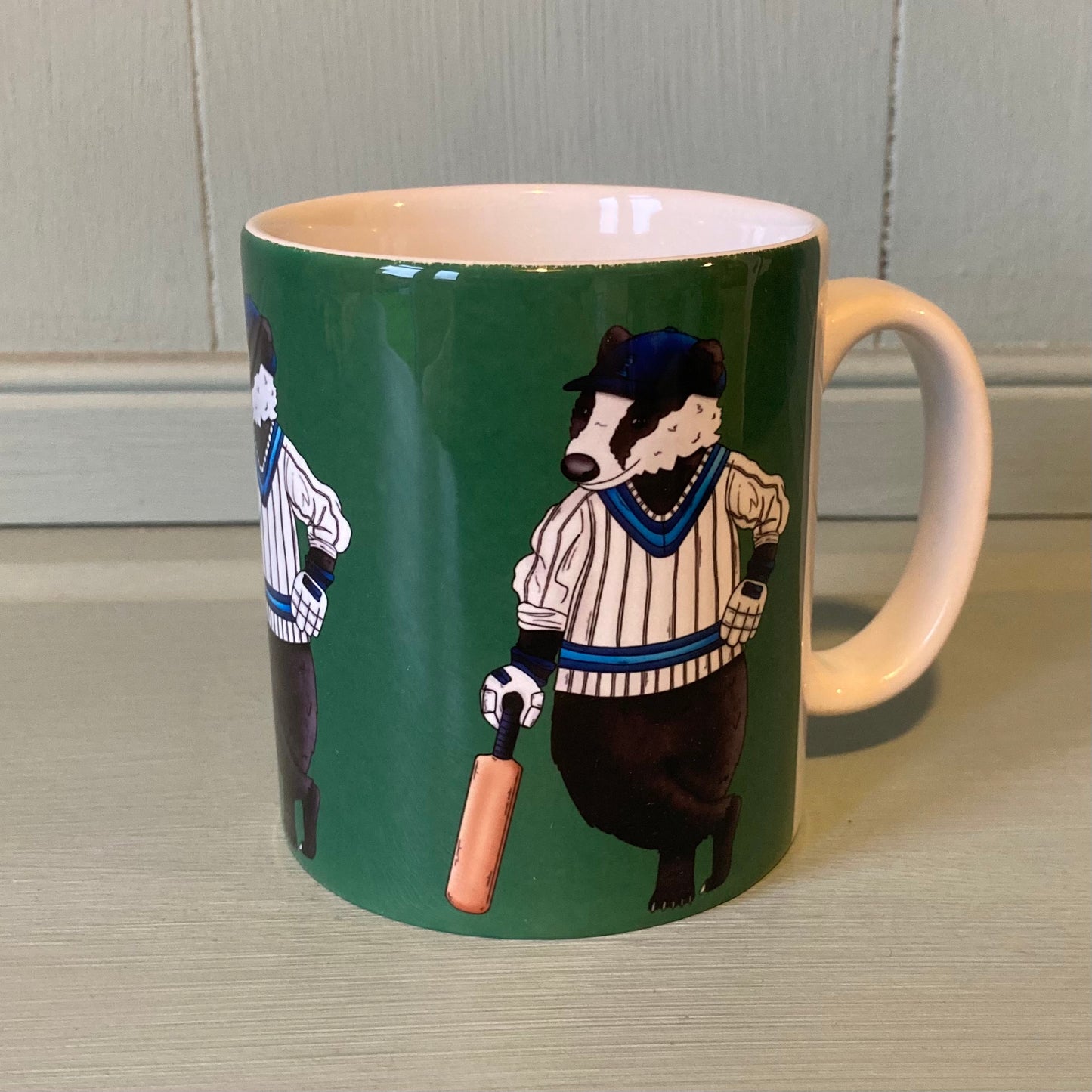 Cricket Badger Ceramic Mug