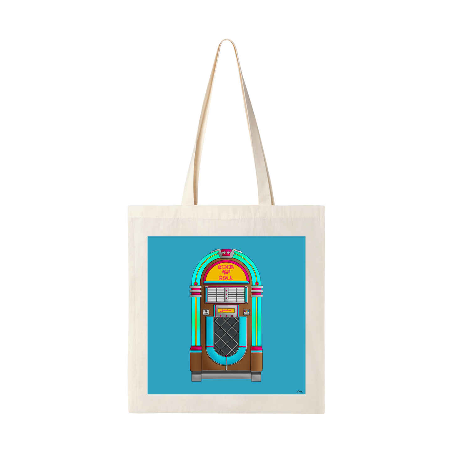 Retro Jukebox Tote Bag