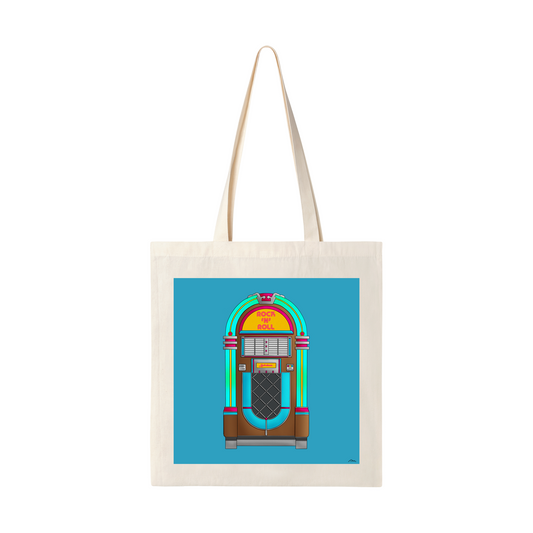 Retro Jukebox Tote Bag