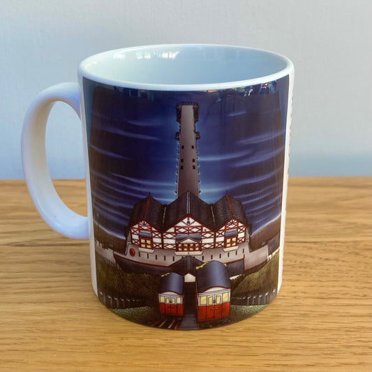 Saltburn Pier and Cliff Lift Ceramic Mug