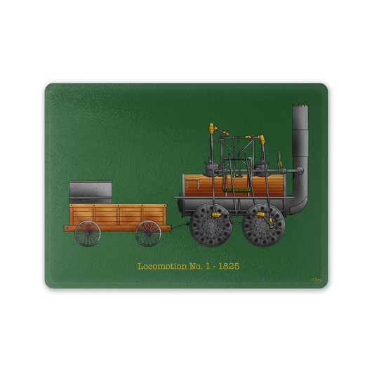 Locomotion No. 1 Glass Chopping Board