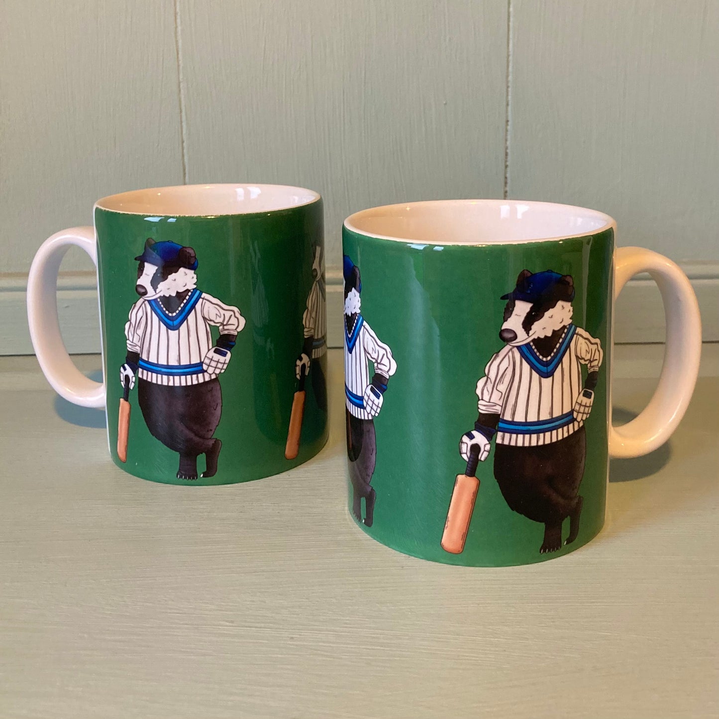 Cricket Badger Ceramic Mug
