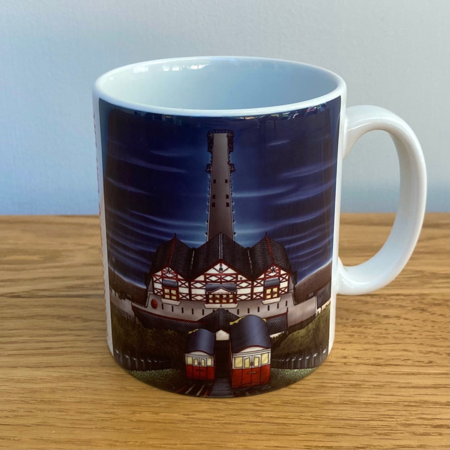 Saltburn Pier and Cliff Lift Ceramic Mug