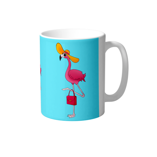 Ms Flo Mingo Ceramic Flamingo Mug