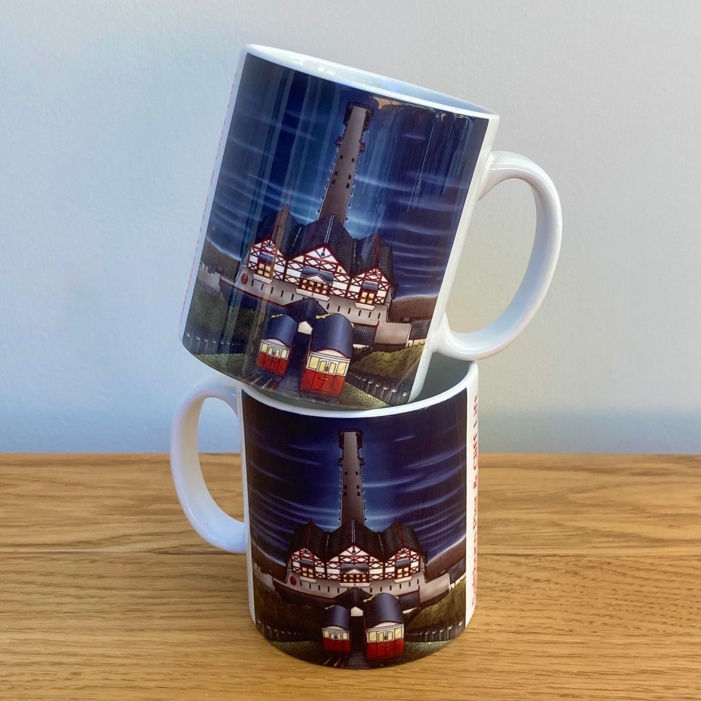 Saltburn Pier and Cliff Lift Ceramic Mug