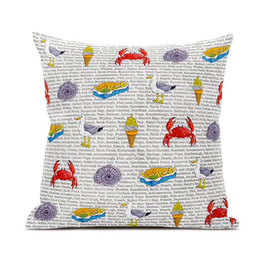 North Yorkshire Seaside Cushion