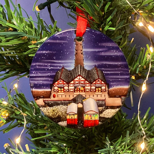 Saltburn Pier and Cliff Lift Christmas Tree Decoration