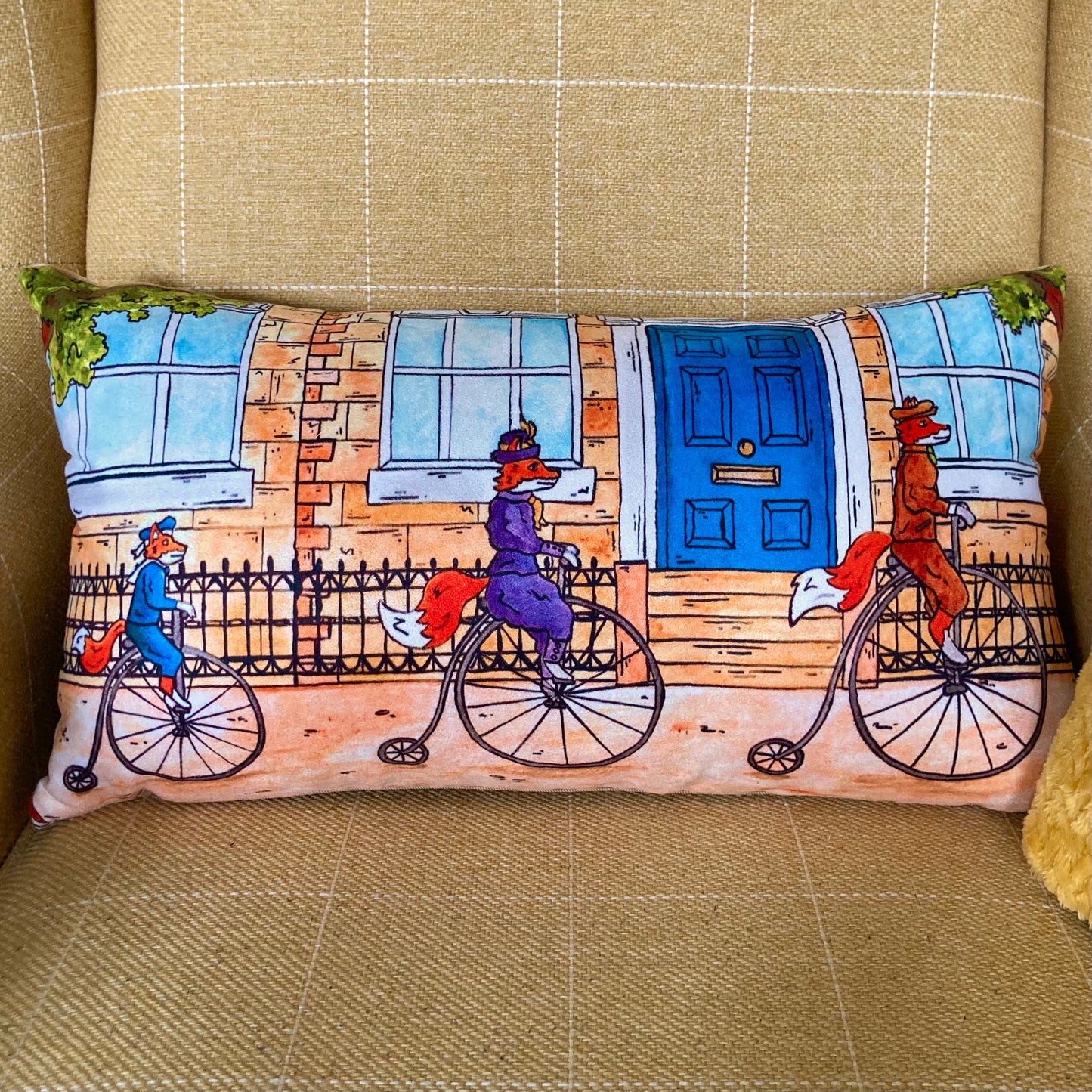 The Foxes Grand Day Out Cushion