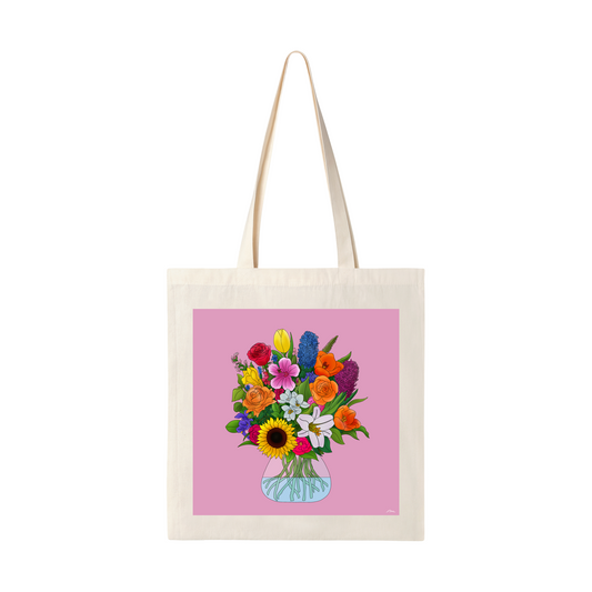 Vase of Flowers Tote Bag