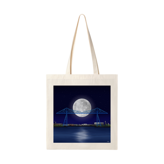 Tees Transporter Bridge Tote Bag