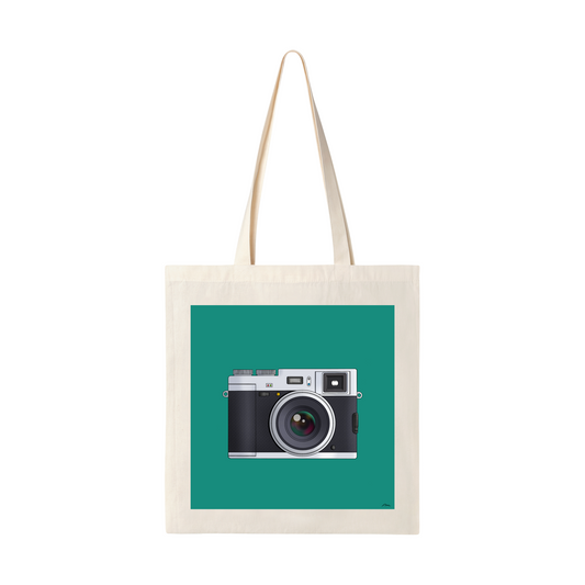 Retro Camera Tote Bag