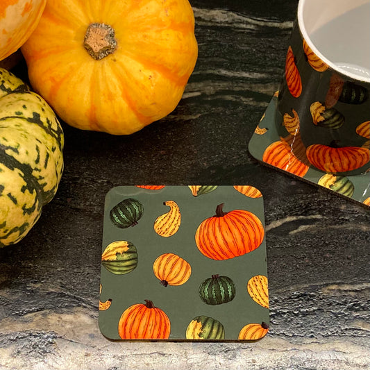 Pumpkins Coasters (Set of 4)