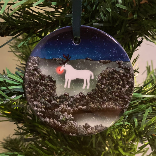 Kilburn White Horse Christmas Tree Decoration