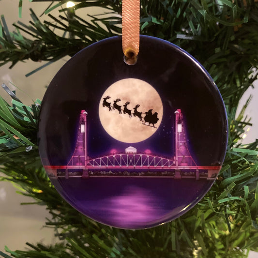 Tees Newport Bridge Christmas Tree Decoration