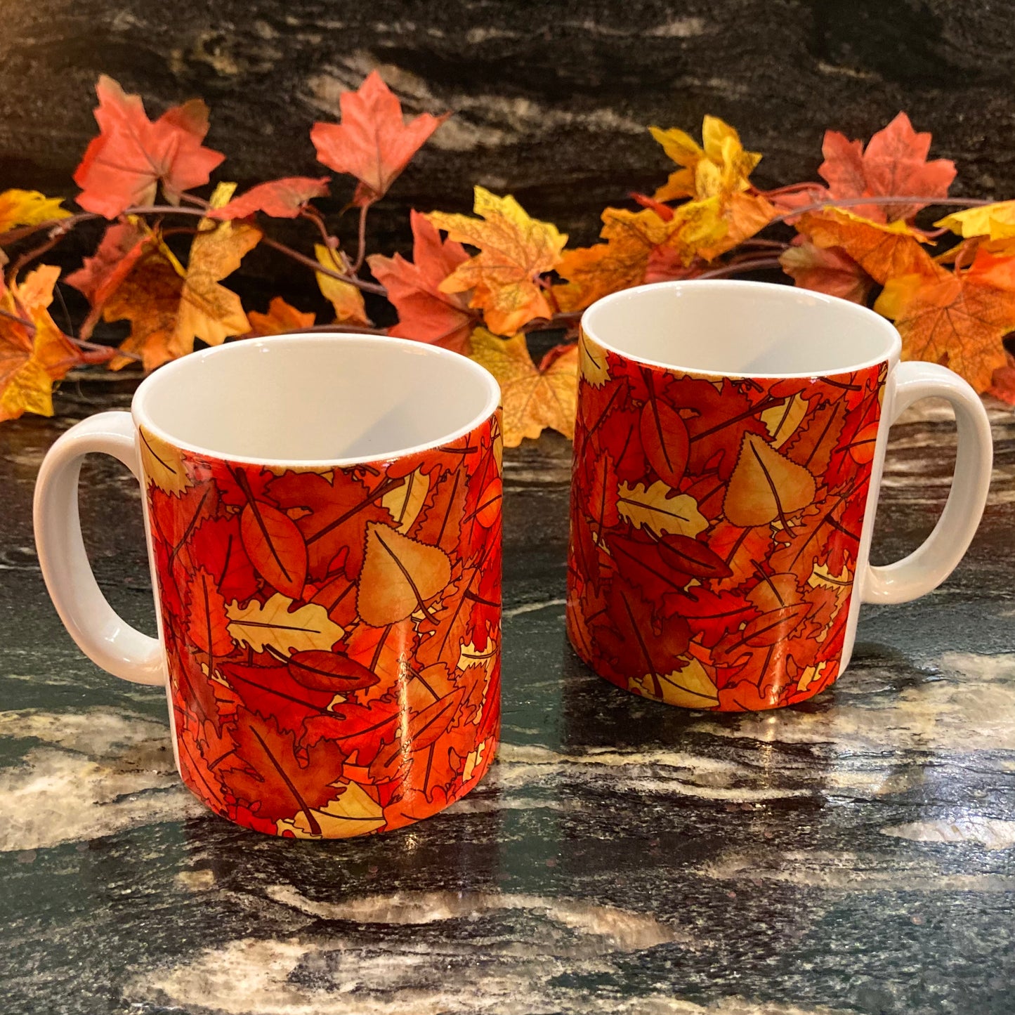 Autumn Leaves Ceramic Mug