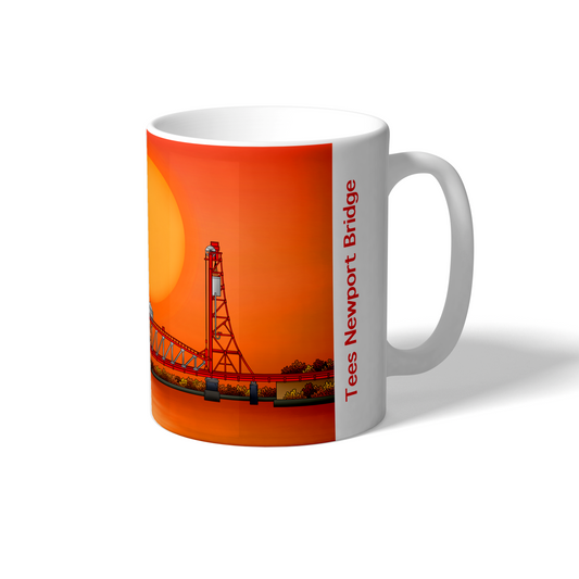 Tees Newport Bridge Ceramic Mug