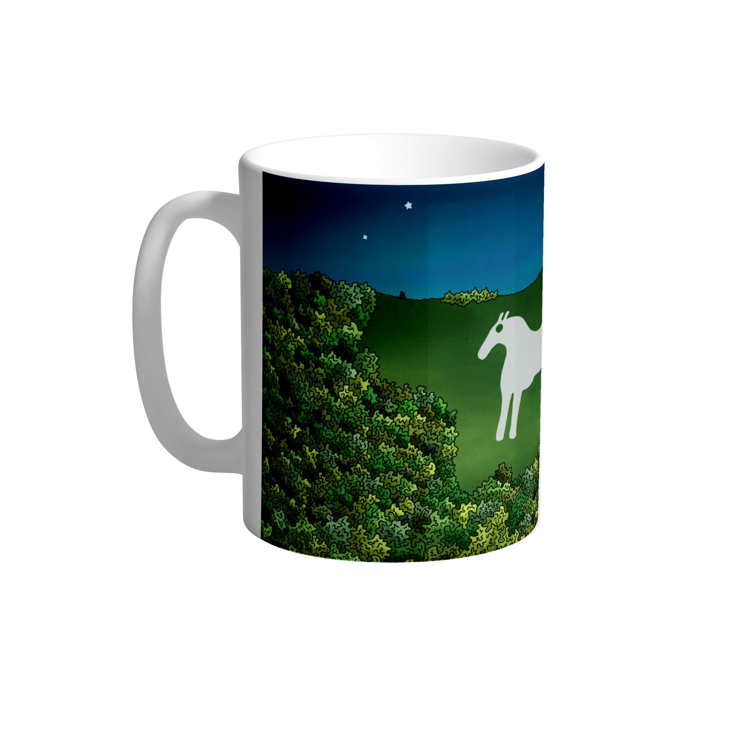Kilburn White Horse Ceramic Mug