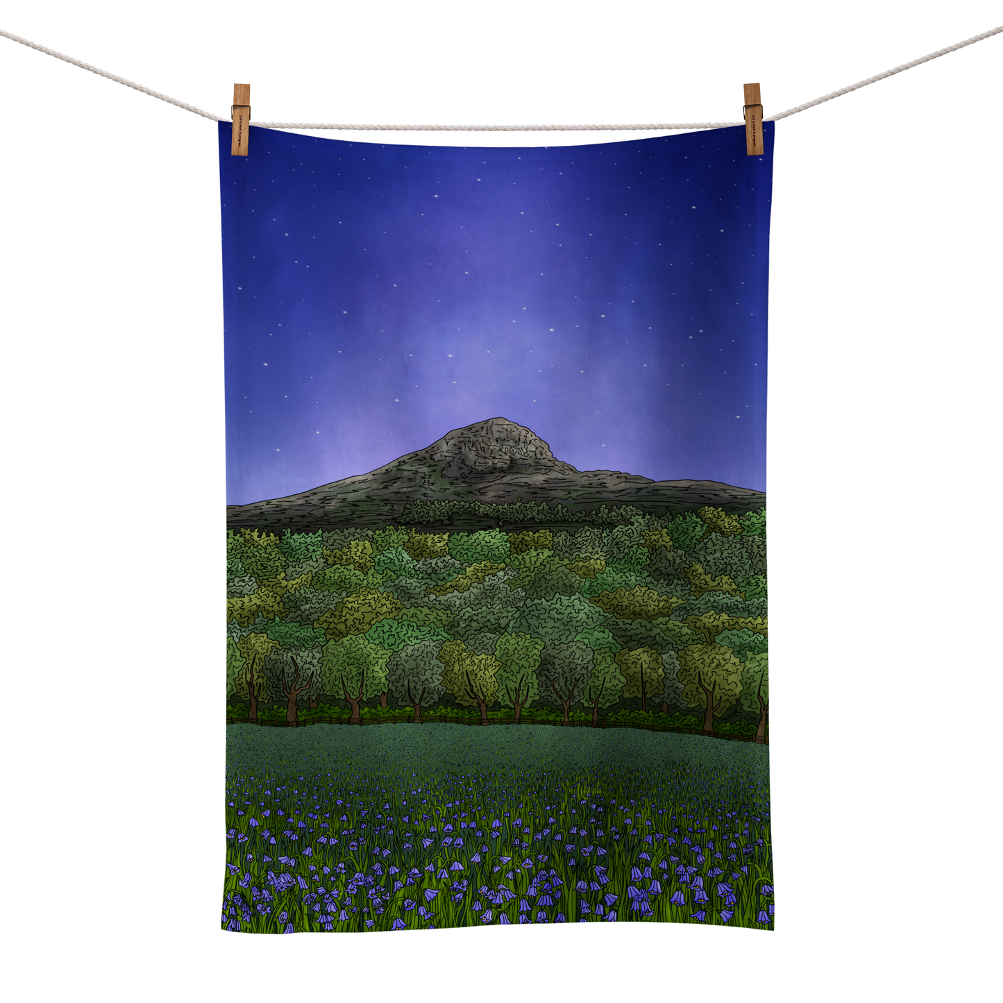 Roseberry Topping Tea Towel