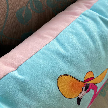 Ms Flo Mingo Flamingo Cushion