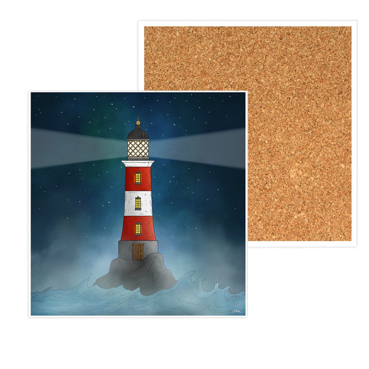 The Lighthouse Ceramic Coaster