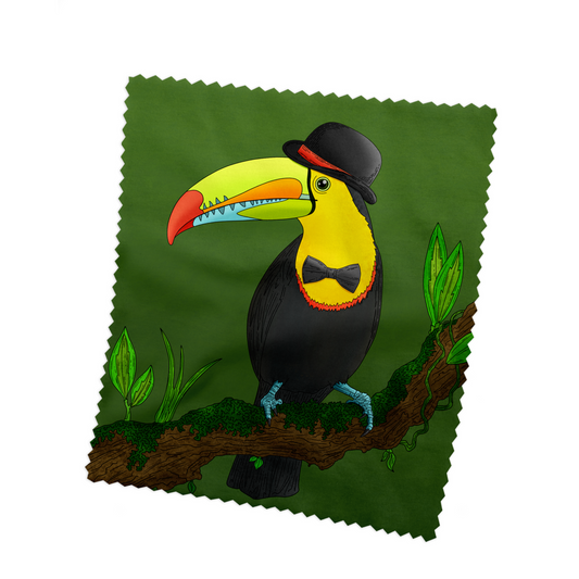 Toucan About Town Lens Cleaning Cloth