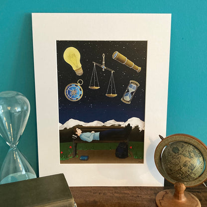 Written in the Stars Mounted Giclée Art Print