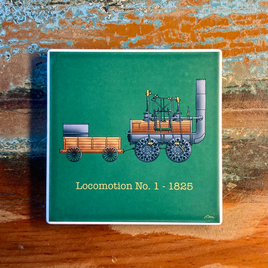 Locomotion No. 1 Ceramic Coaster