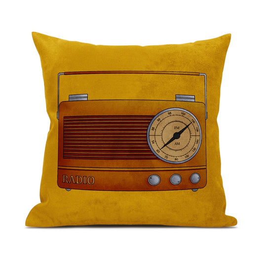 Retro Radio Cushion