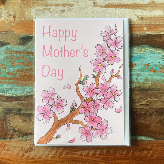 Cherry Blossom Mother’s Day Card
