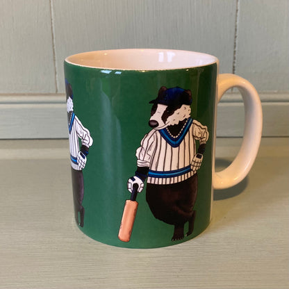 Cricket Badger Ceramic Mug