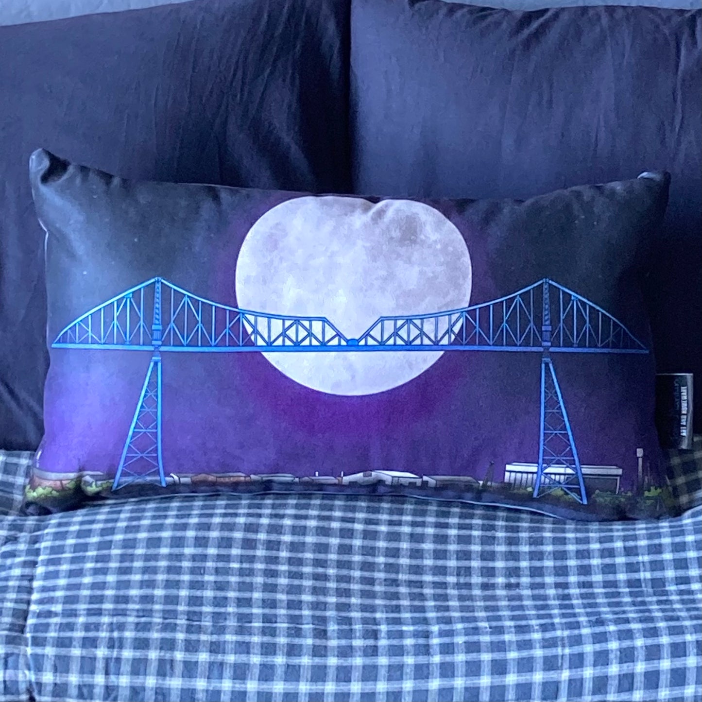 Tees Transporter Bridge Cushion