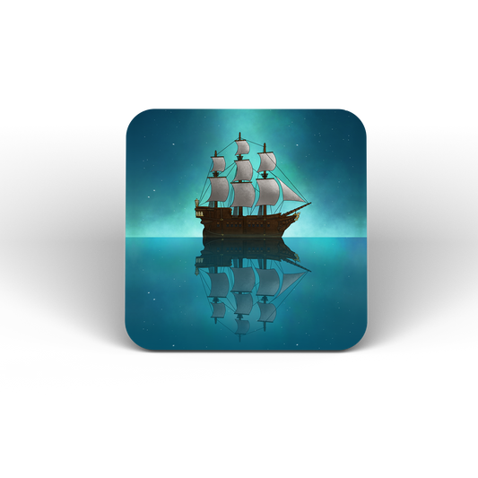 Starry Seas Ship Coaster