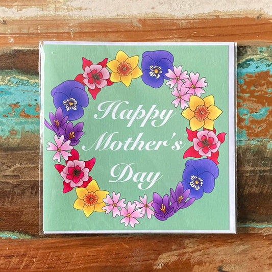 Mother's Day Wreath Card