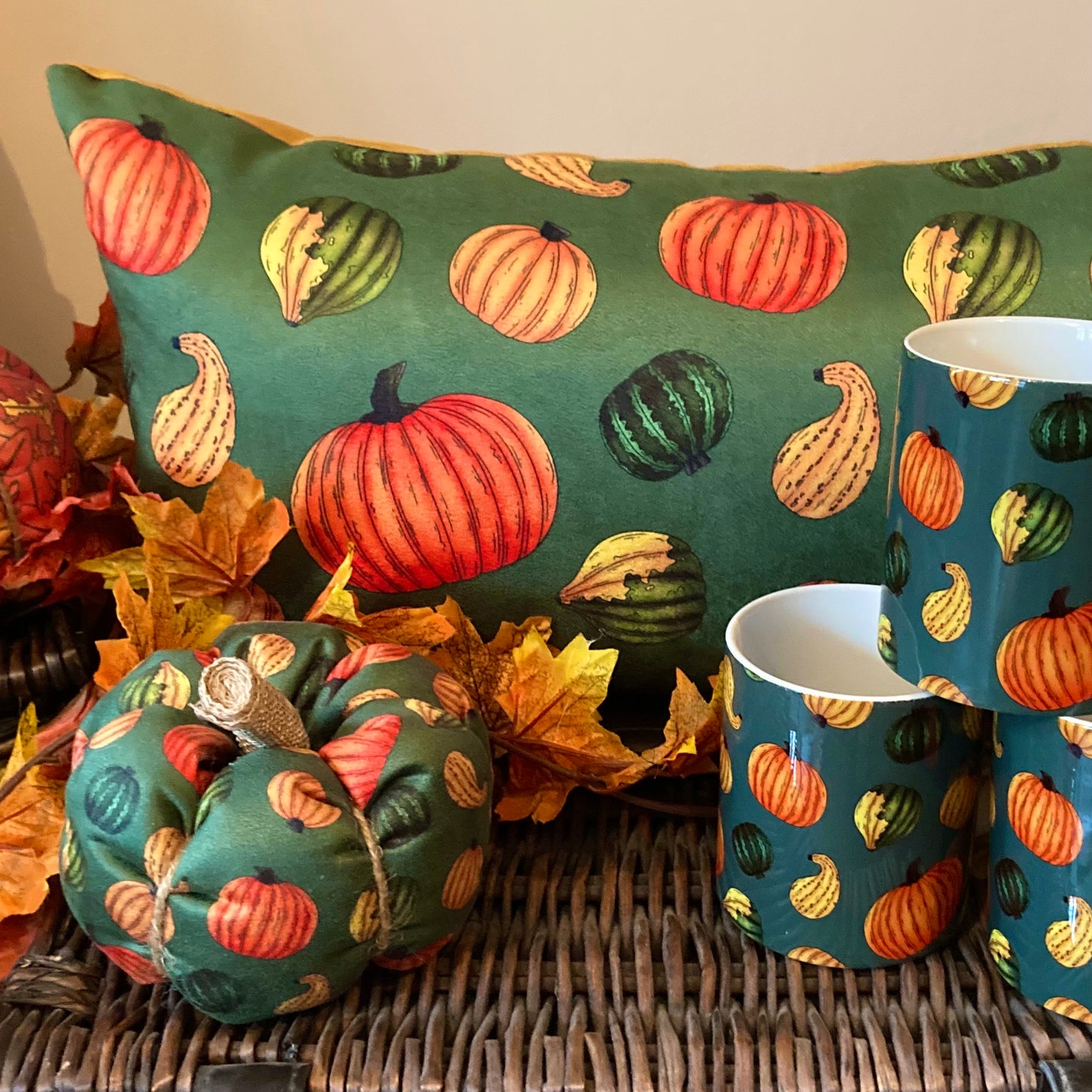 Pumpkins Cushion