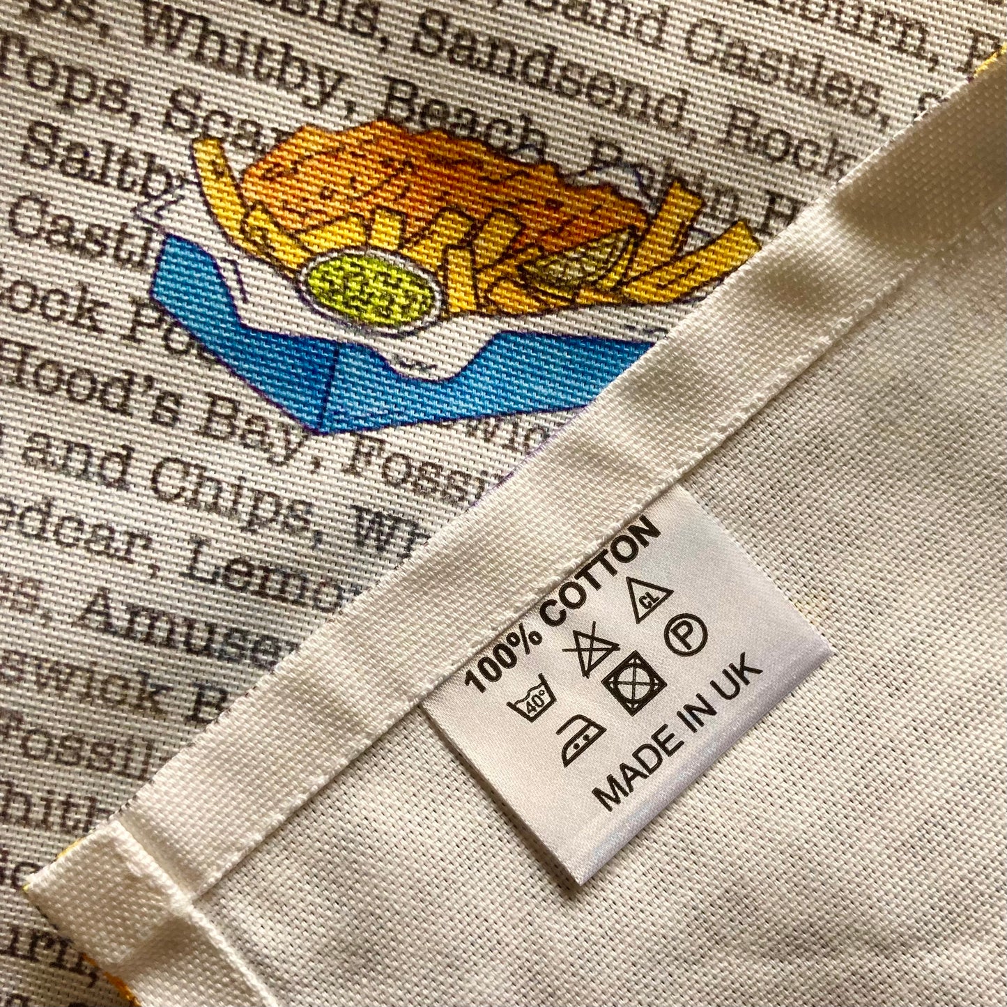 North Yorkshire Seaside Tea Towel