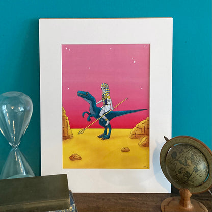 Ancient Alien Mounted Giclée Art Print