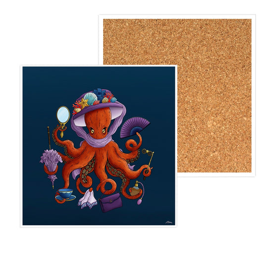 Deeply Dainty Ceramic Octopus Coaster