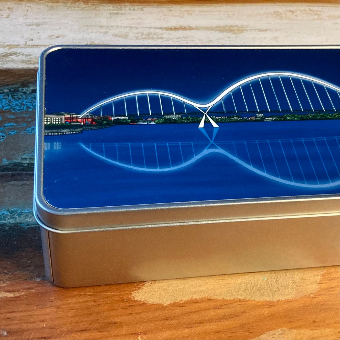 Stockton Infinity Bridge Trinket Tin