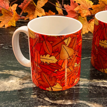 Autumn Leaves Ceramic Mug
