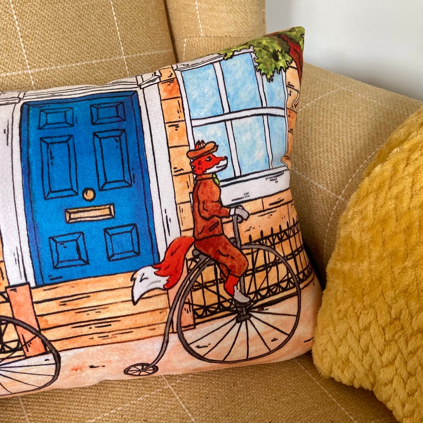 The Foxes Grand Day Out Cushion