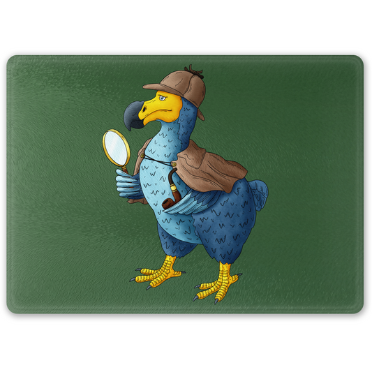 Sherlock Dodo Glass Chopping Board