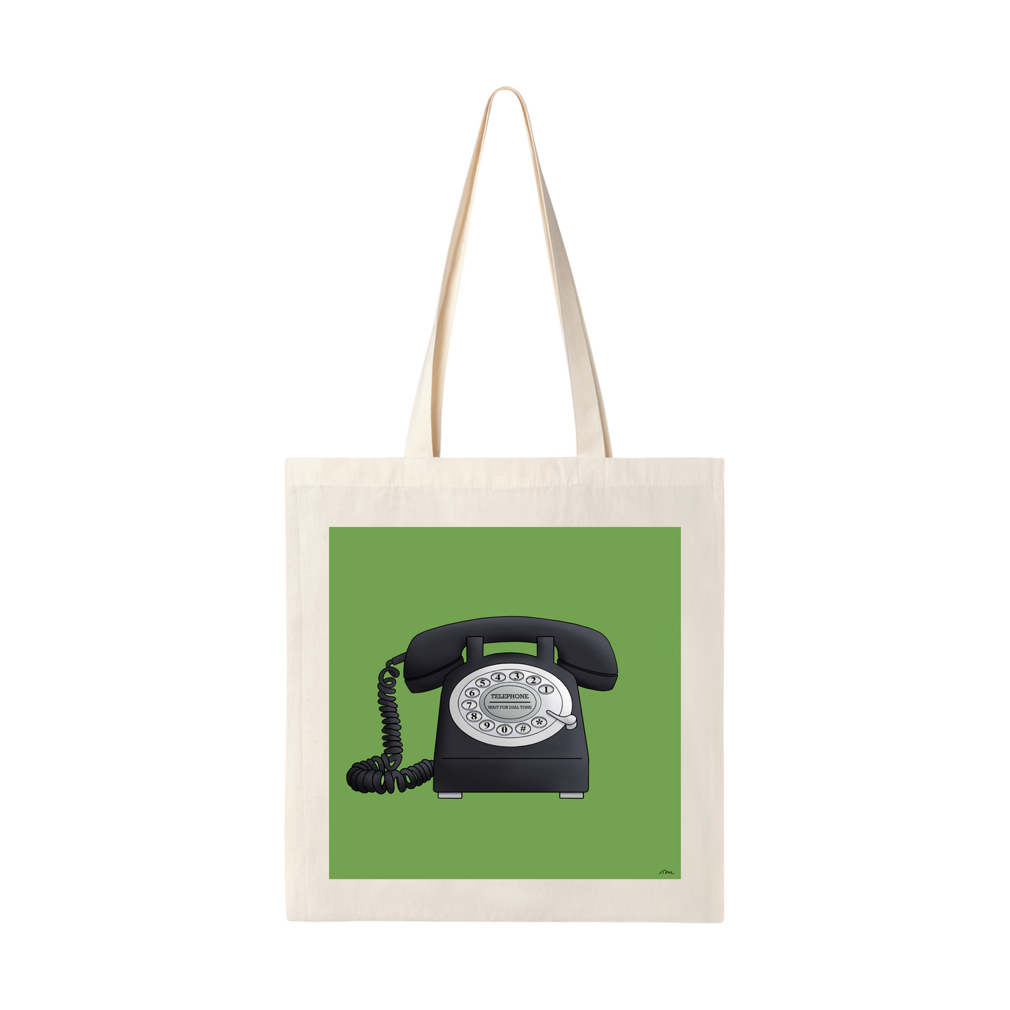 Retro Telephone Tote Bag