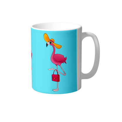 Ms Flo Mingo Ceramic Flamingo Mug