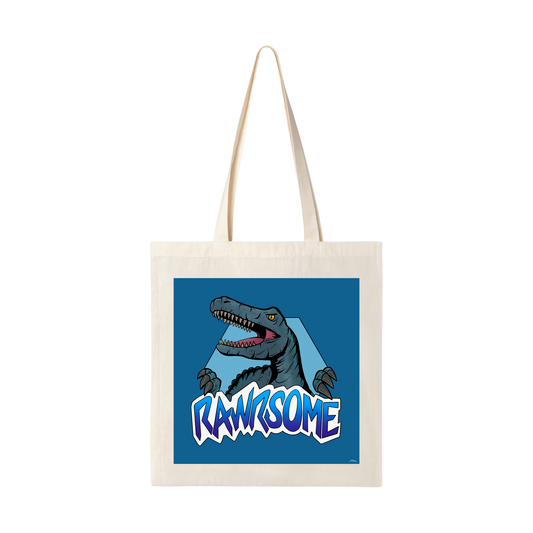 Rawrsome Dinosaur Tote Bag