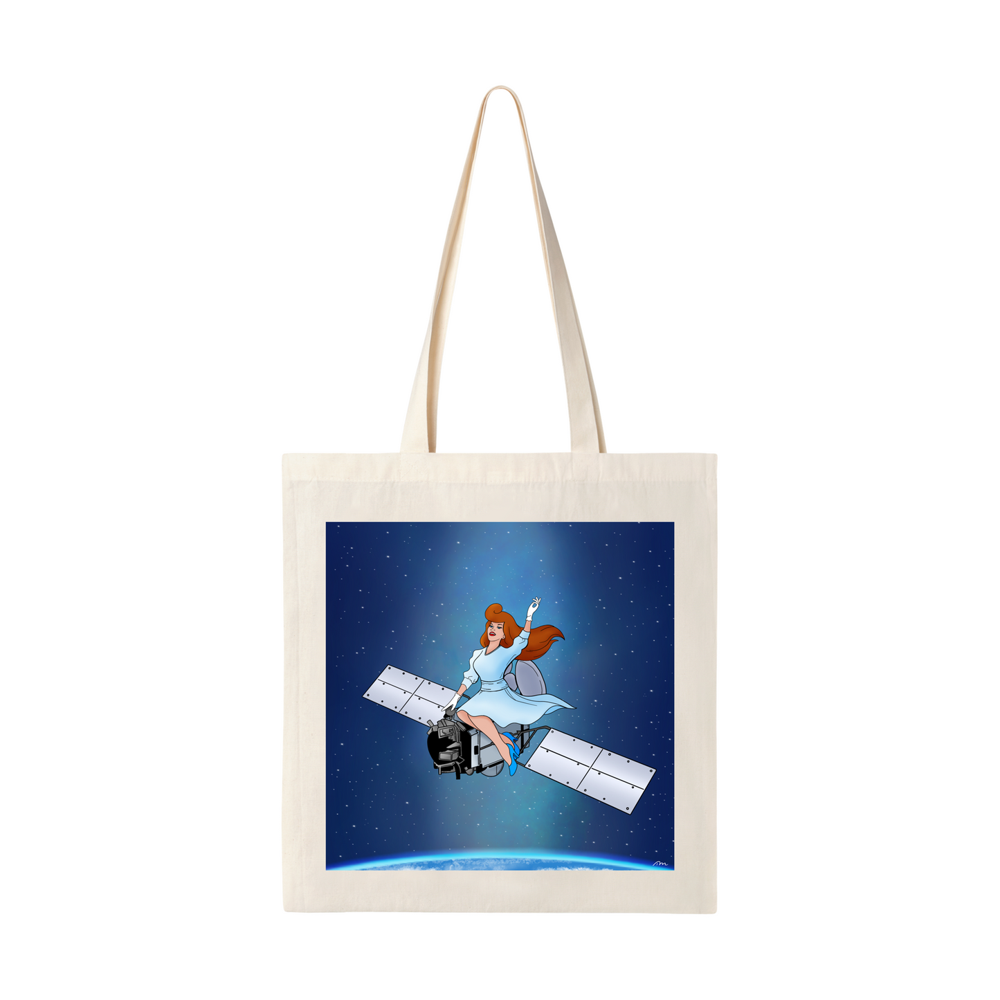 Satellite Girl Tote Bag