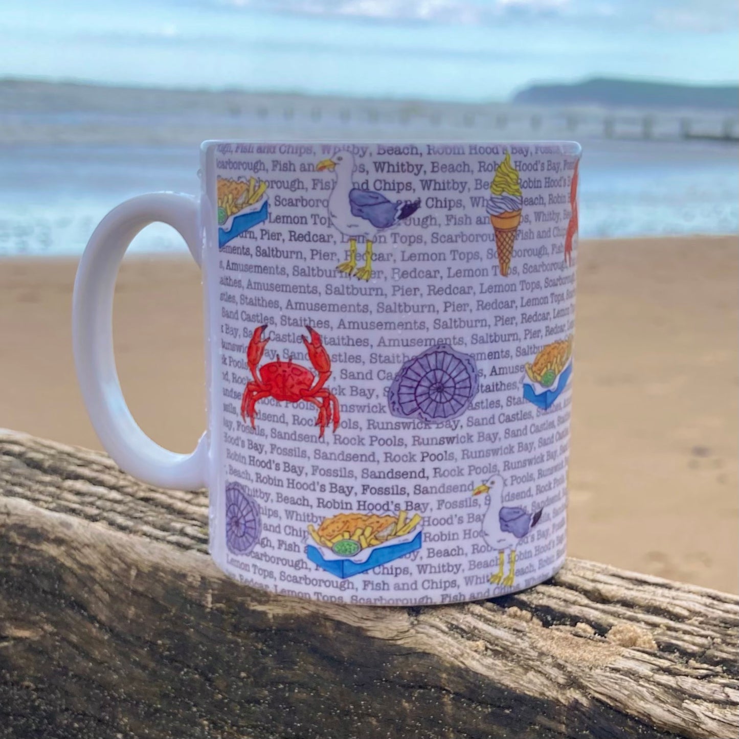 North Yorkshire Seaside 10oz Ceramic Mug