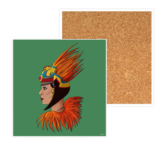Phoenix Queen Ceramic Coaster