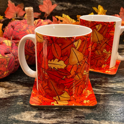 Autumn Leaves Ceramic Mug