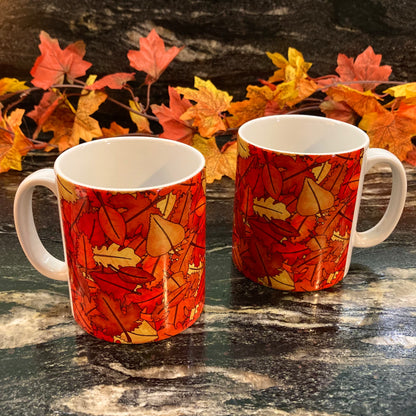 Autumn Leaves Ceramic Mug