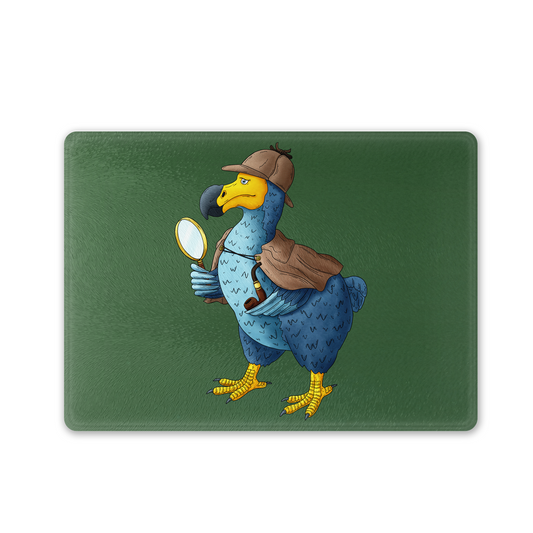 Sherlock Dodo Glass Chopping Board